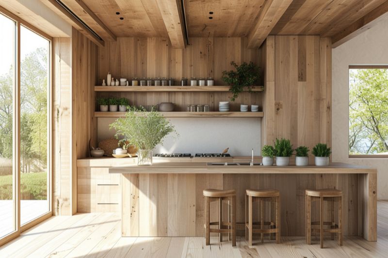 Cocina de madera